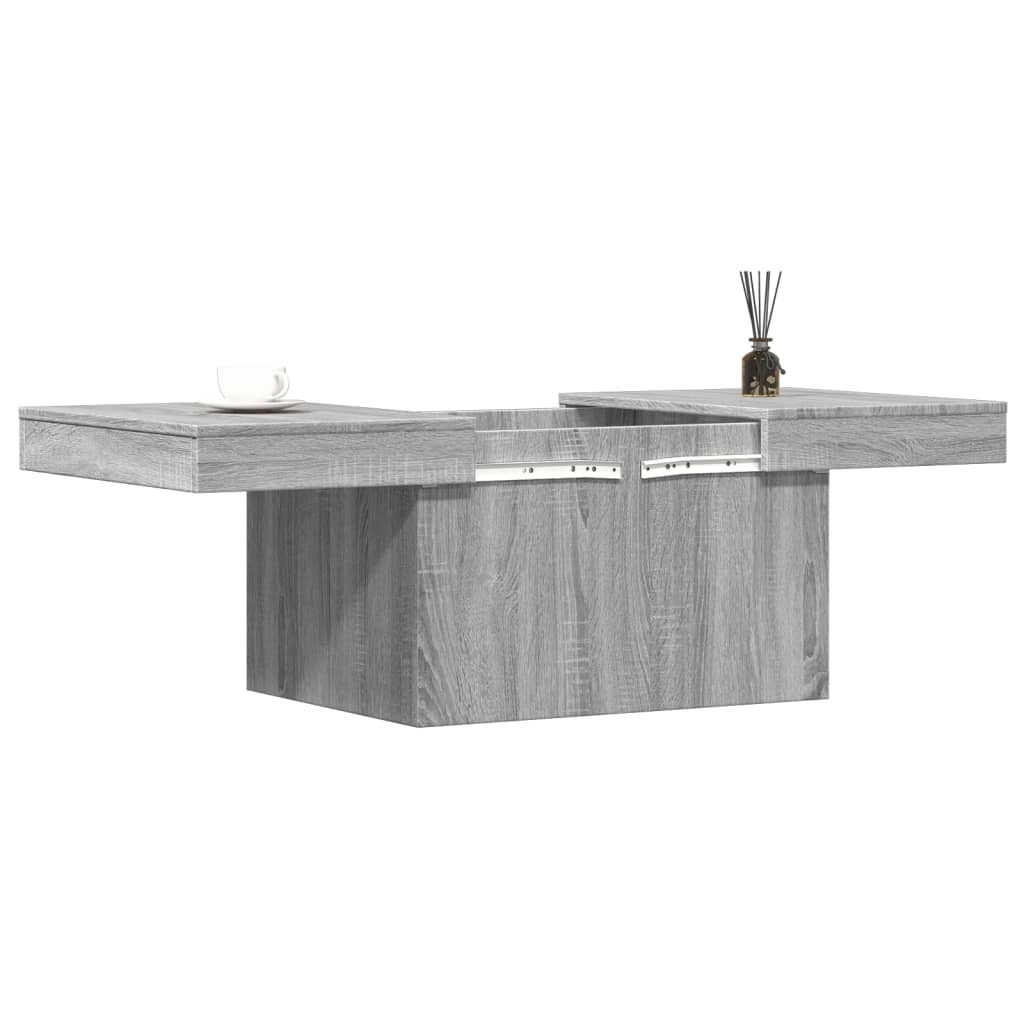 vidaXL Τραπεζάκι Σαλονιού Γκρι Sonoma 80x55x40 εκ. Επεξεργασμένο Ξύλο