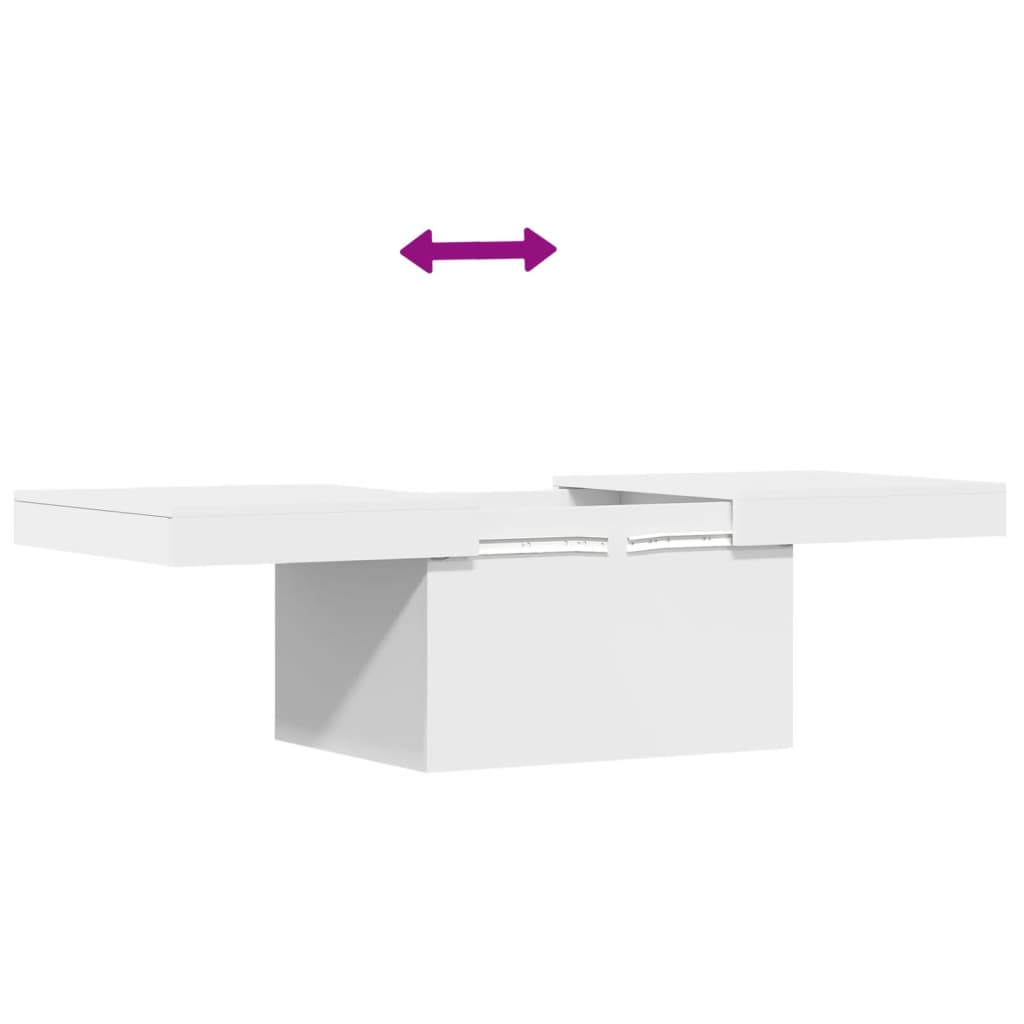 vidaXL Τραπεζάκι Σαλονιού Λευκό 100x55x40 εκ. Επεξεργασμένο Ξύλο