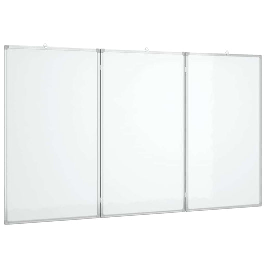 vidaXL Πίνακας Μαρκαδόρου Μαγνητικός Πτυσσόμ. 180x80x1,7εκ. Αλουμινίου