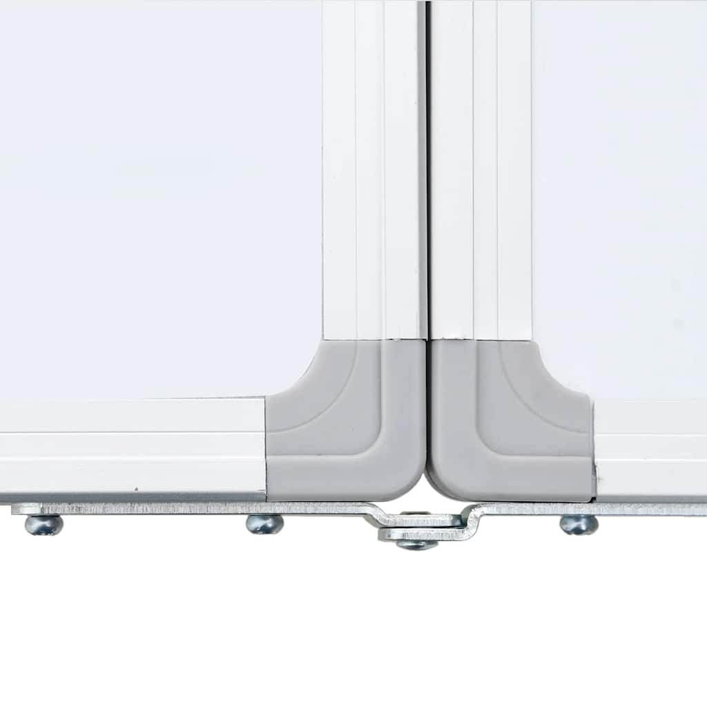 vidaXL Πίνακας Μαρκαδόρου Μαγνητικός Πτυσσόμ. 160x40x1,7εκ. Αλουμινίου