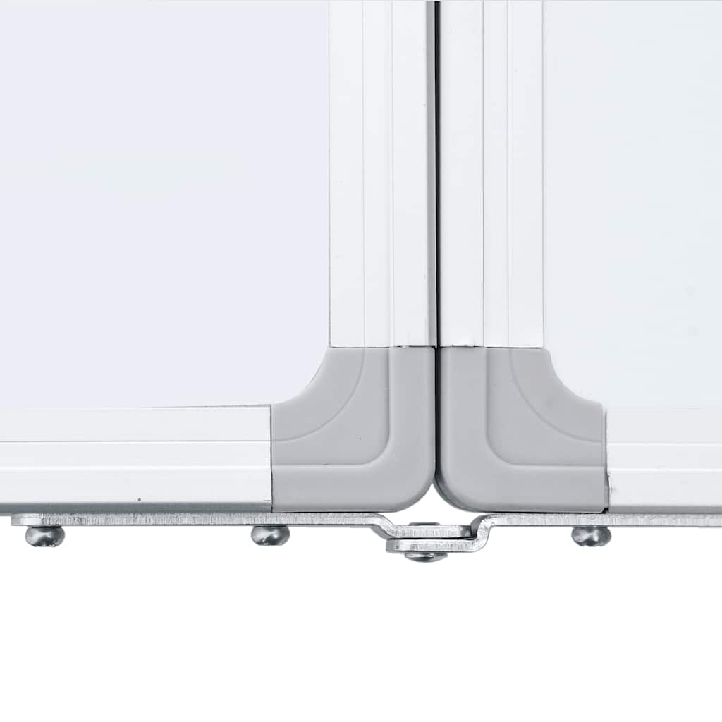 vidaXL Πίνακας Μαρκαδόρου Μαγνητικός Πτυσσόμ. 200x50x1,7εκ. Αλουμινίου