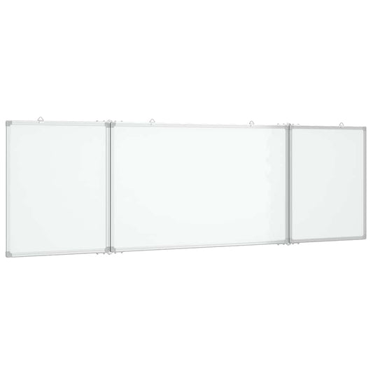 vidaXL Πίνακας Μαρκαδόρου Μαγνητικός Πτυσσόμ. 160x60x1,7εκ. Αλουμινίου