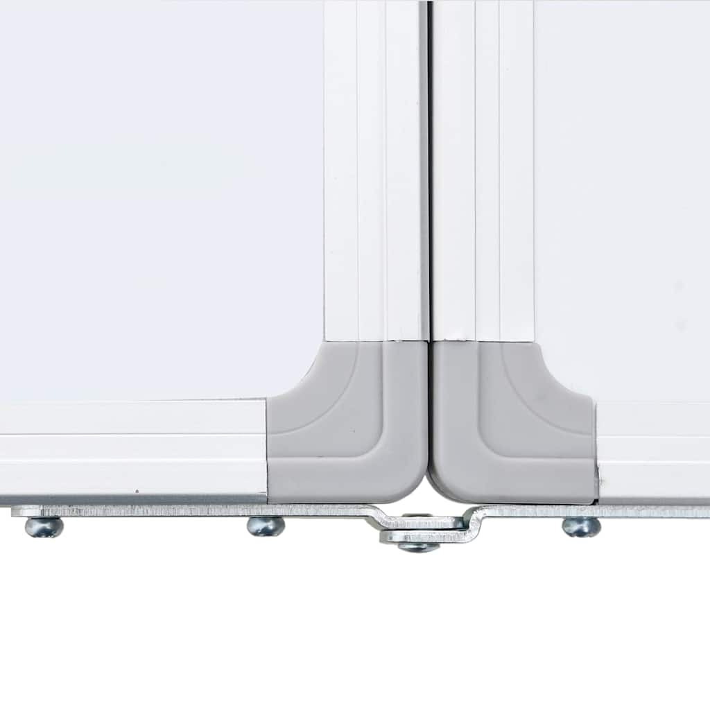 vidaXL Πίνακας Μαρκαδόρου Μαγνητικός Πτυσσόμ. 200x60x1,7εκ. Αλουμινίου