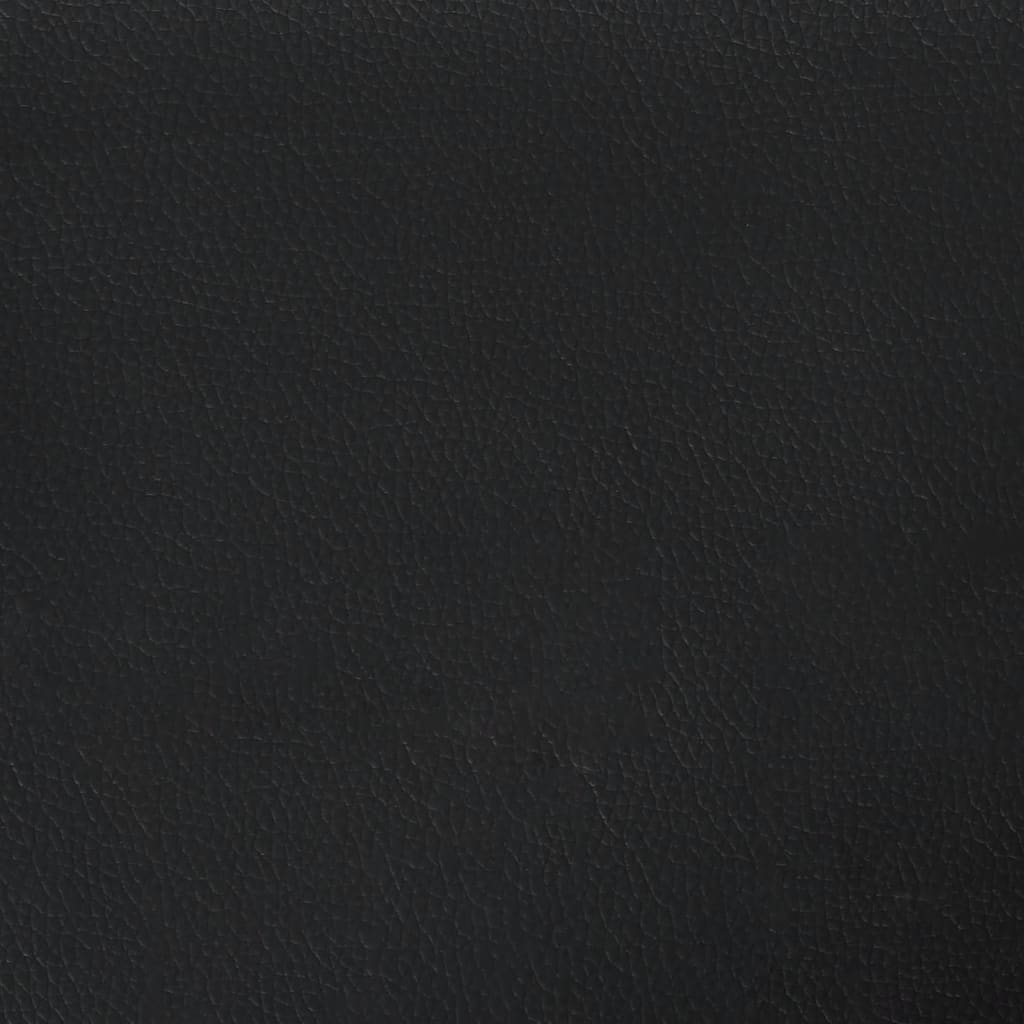 vidaXL Στρώμα με Pocket Springs Μαύρο 120x190x20 εκ. Συνθετικό Δέρμα