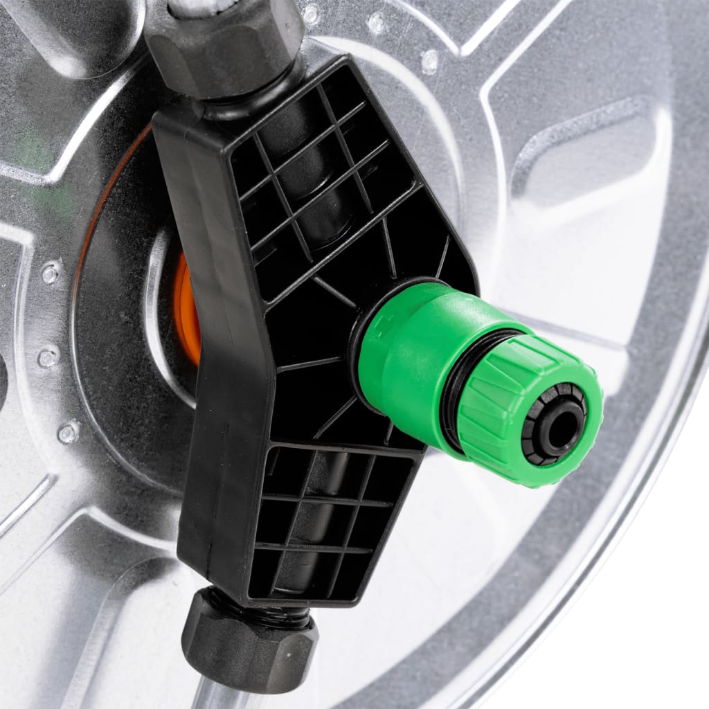 vidaXL Ανέμη Ποτίσματος Τροχήλατη για 50 μ. 1/2" ή 35 μ. 3/4" Ατσάλινη