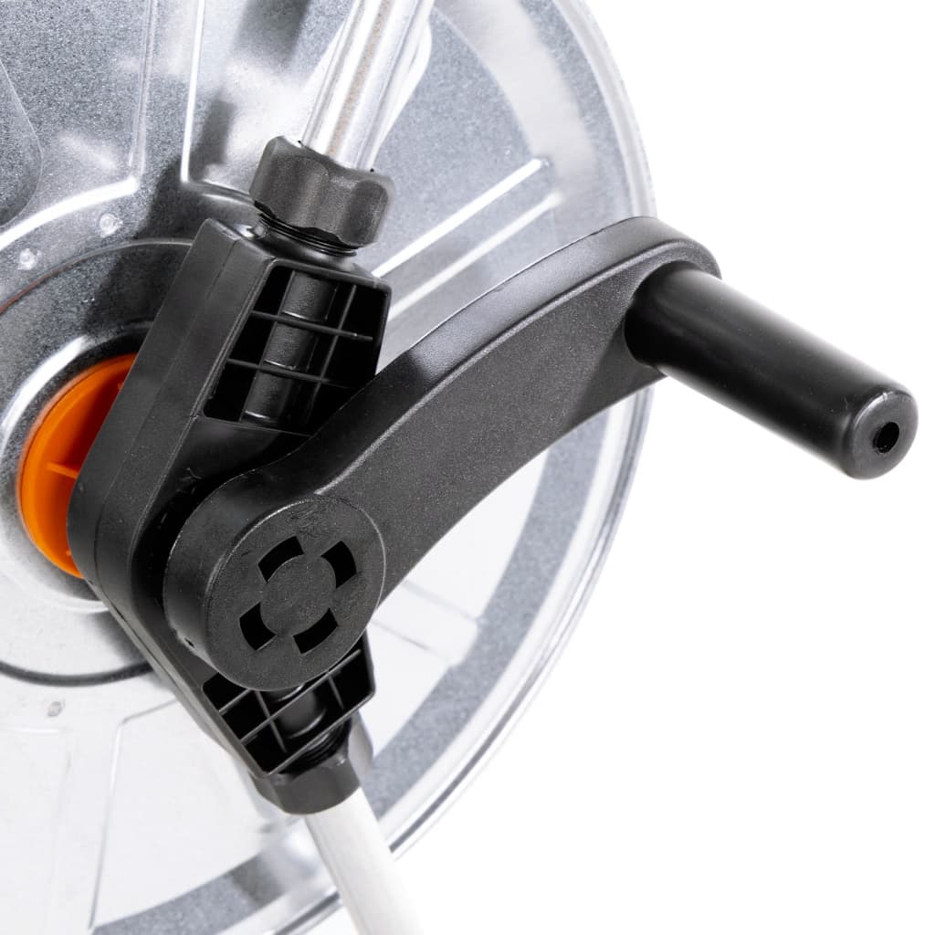 vidaXL Ανέμη Ποτίσματος Τροχήλατη για 50 μ. 1/2" ή 35 μ. 3/4" Ατσάλινη