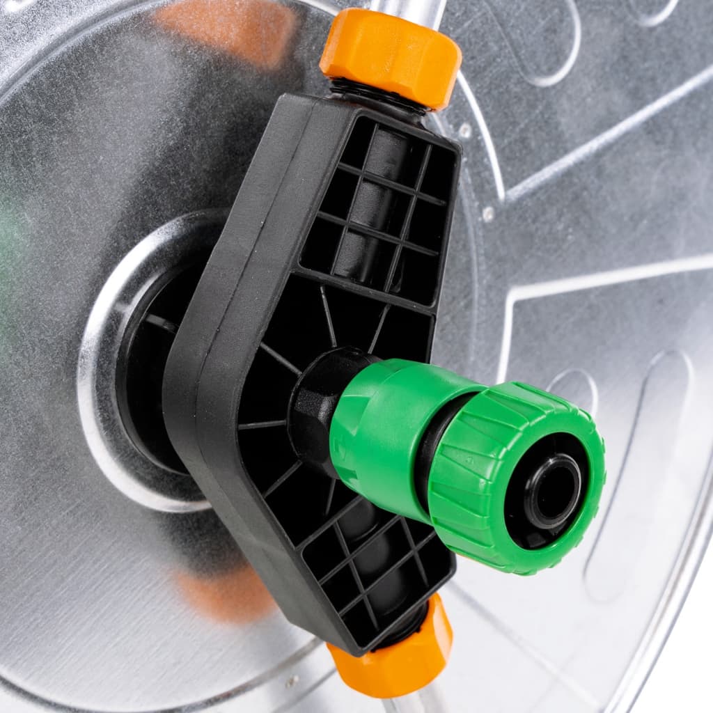 vidaXL Ανέμη Ποτίσματος Τροχήλατη για 110 μ. 1/2" ή 80 μ. 3/4"Ατσάλινη