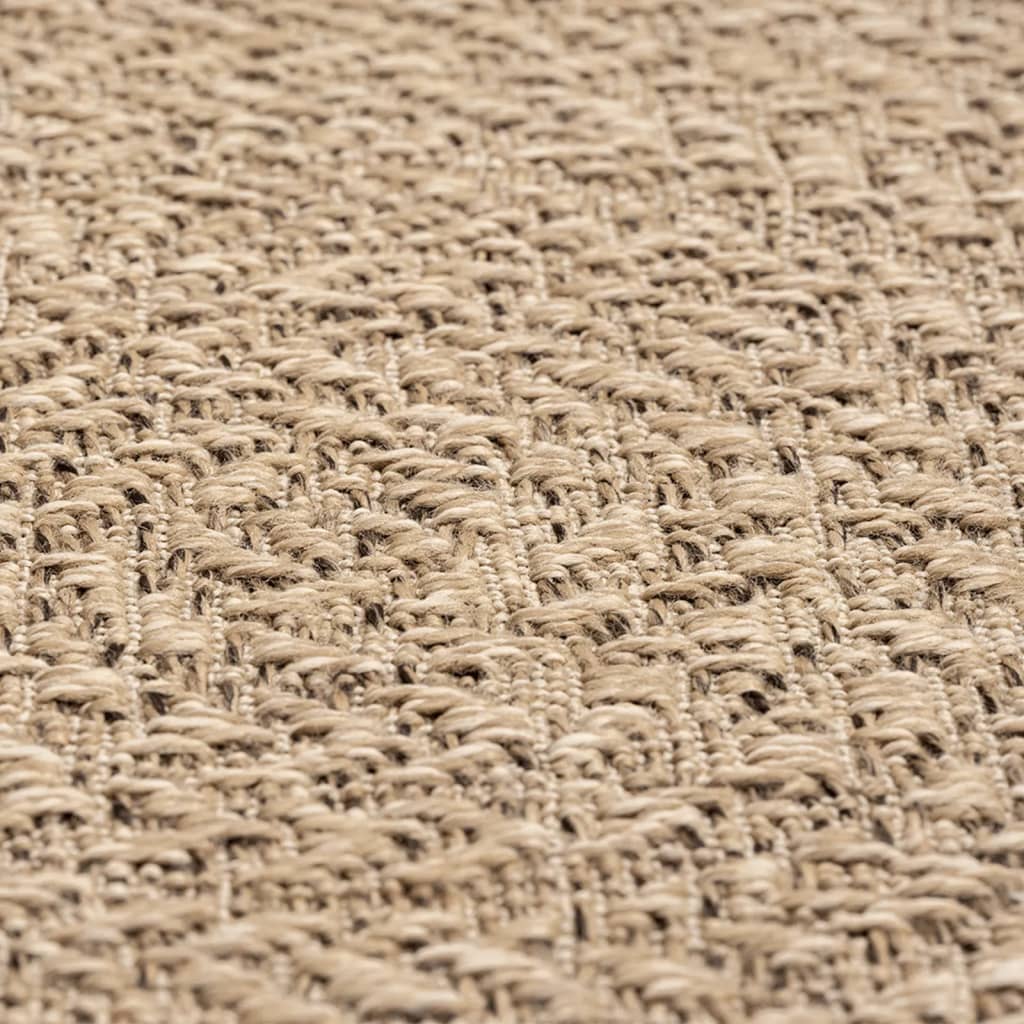 vidaXL Χαλί ZIZUR Όψη Γιούτας Εσωτ. & Εξωτ. Χώρου 80x200 εκ.