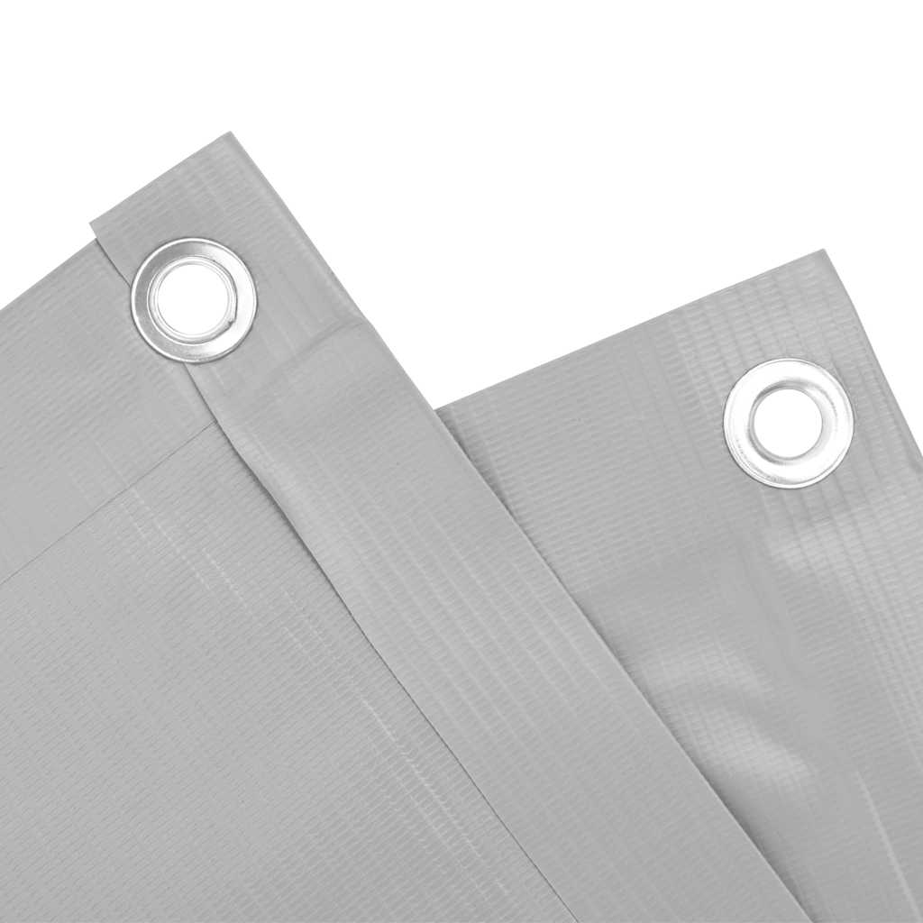 vidaXL Περίφραξη Μπαλκονιού Προστατευτική Γκρι 500x75 εκ. από PVC