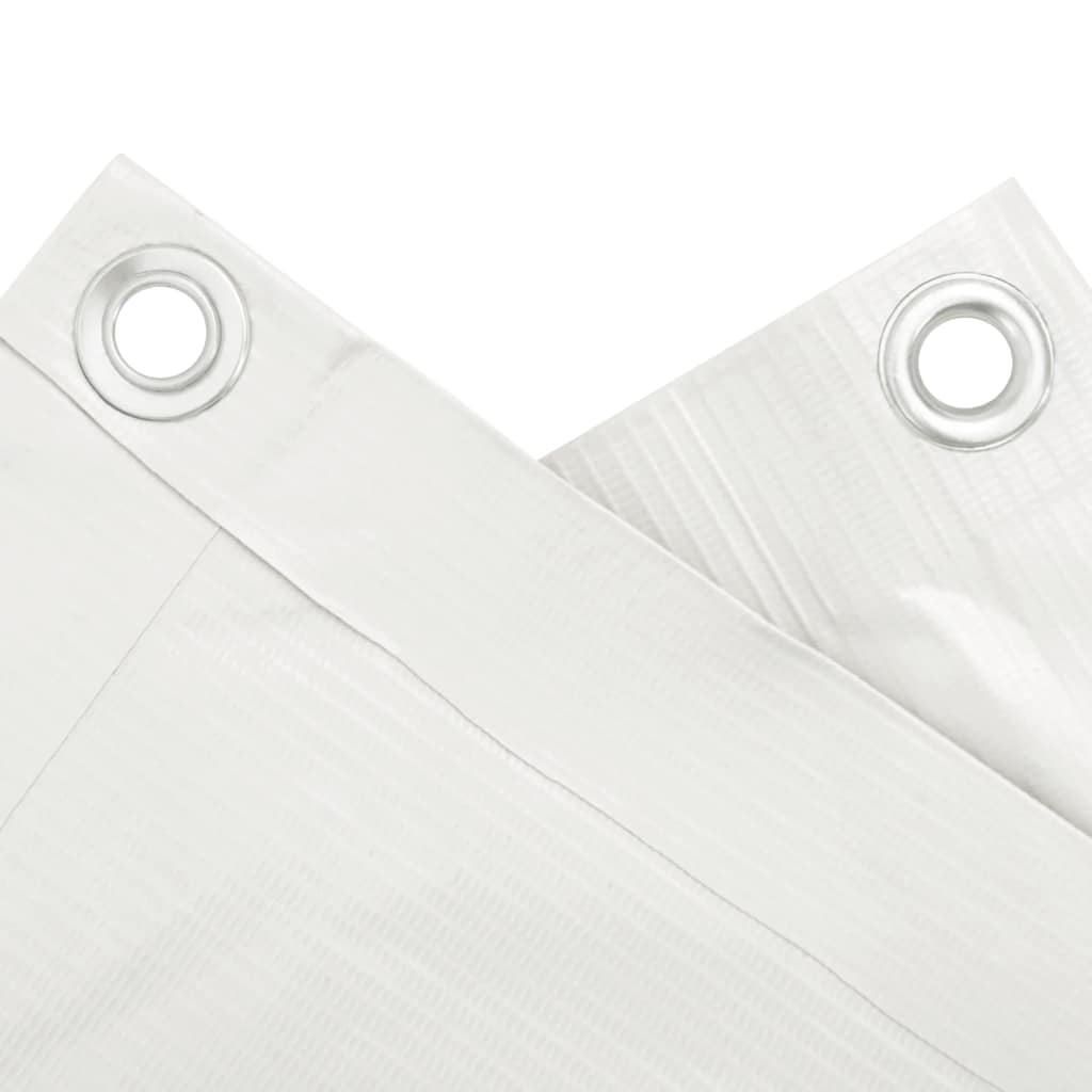 vidaXL Περίφραξη Μπαλκονιού Προστατευτική Λευκή 600x120 εκ. από PVC