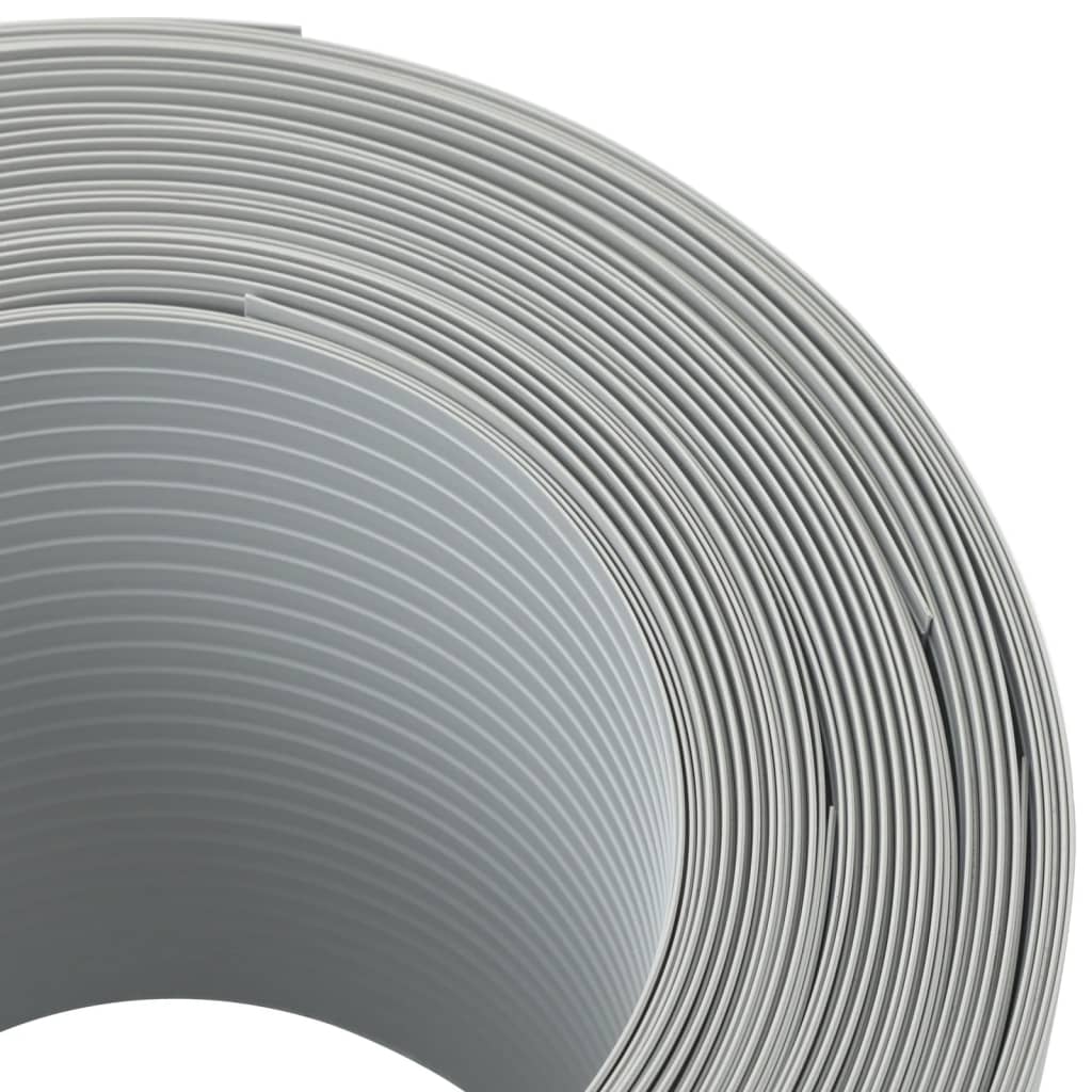 vidaXL Περιφράξεις Προστατευτικές 10 Τεμ. Γκρι 252,5 x 19 εκ. από PVC