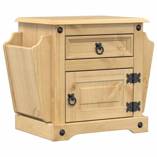 vidaXL Κομοδίνο Corona 45x35x47,5 εκ. από Μασίφ Ξύλο Πεύκου