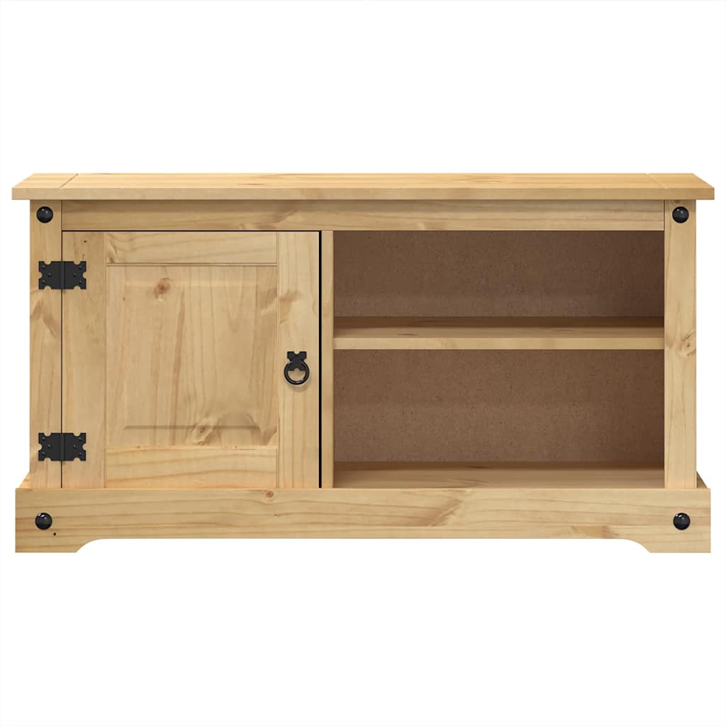 vidaXL Έπιπλο Τηλεόρασης Corona 100x40x52 εκ. από Μασίφ Ξύλο Πεύκου