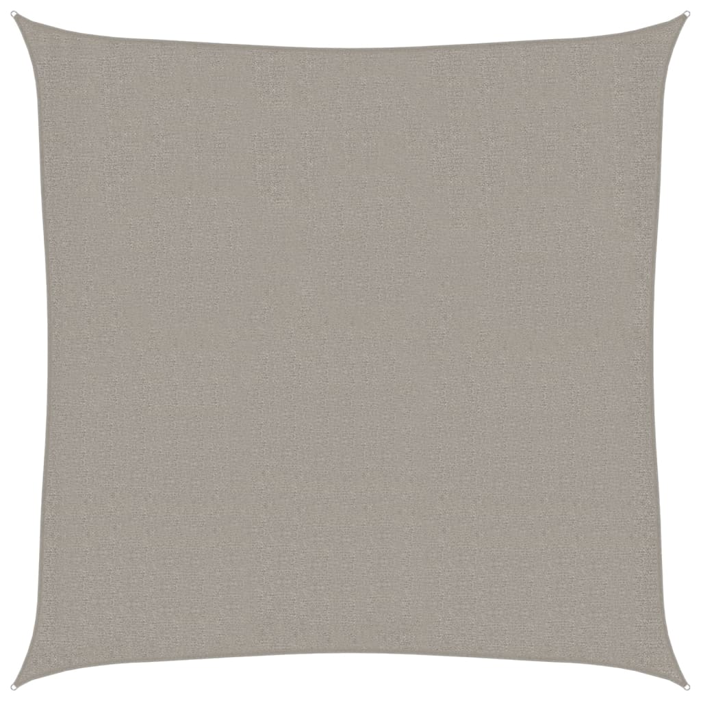 vidaXL Πανί Σκίασης Τετράγωνο Αν. Γκρι 2,5x2,5 μ. από HDPE 160 γρ./μ²