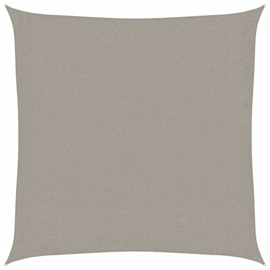 vidaXL Πανί Σκίασης Τετράγωνο Αν. Γκρι 3,6x3,6 μ. από HDPE 160 γρ./μ²