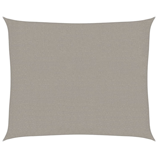 vidaXL Πανί Σκίασης Ορθογώνιο Ανοιχτό Γκρι 2,5x3 μ. HDPE 160 γρ./μ²