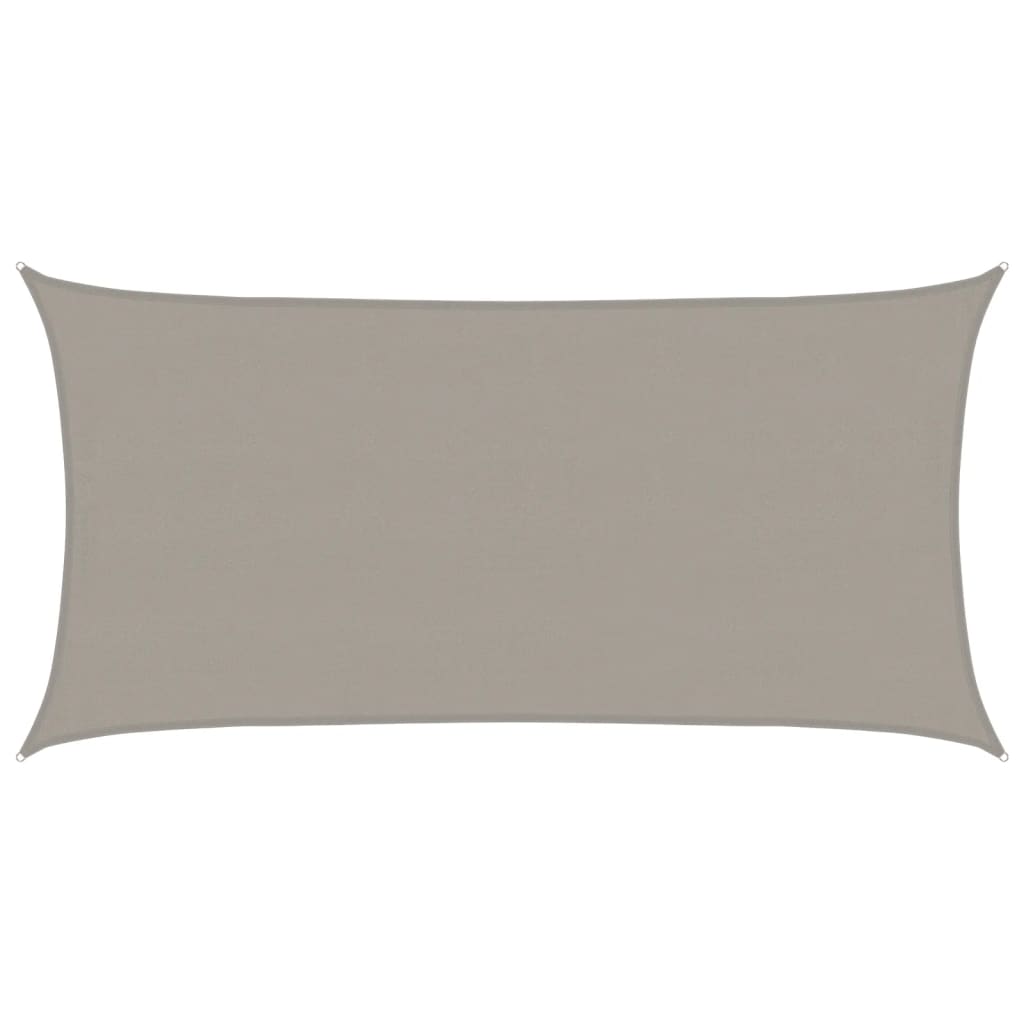 vidaXL Πανί Σκίασης Ορθογώνιο Ανοιχτό Γκρι 4x7 μ. HDPE 160 γρ./μ²
