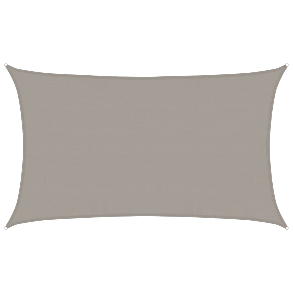 vidaXL Πανί Σκίασης Ορθογώνιο Ανοιχτό Γκρι 5x8 μ. HDPE 160 γρ./μ²