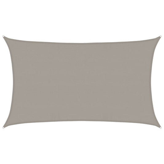 vidaXL Πανί Σκίασης Ορθογώνιο Ανοιχτό Γκρι 5x8 μ. HDPE 160 γρ./μ²
