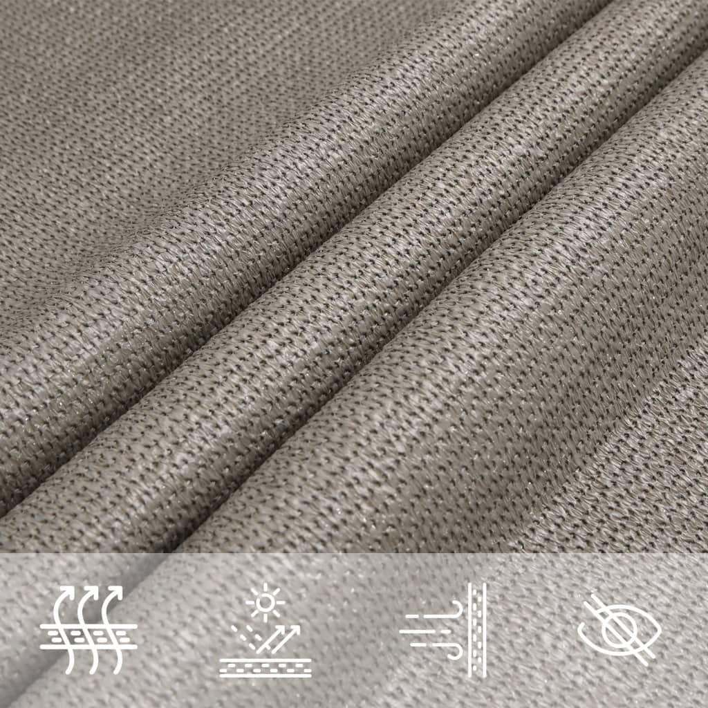 vidaXL Σκίαστρο Πανί 160 g/m² Τραπέζιο Ανοιχτό Γκρι 3/4 x 2 μ. HDPE