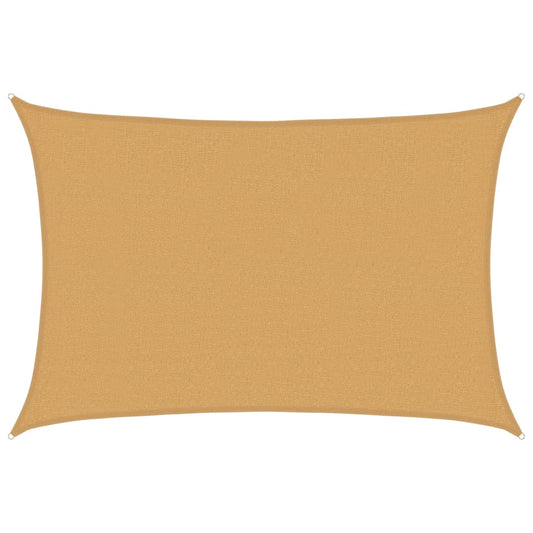 vidaXL Πανί Σκίασης Ορθογώνιο Άμμου 2,5x3,5 μ. HDPE 160 γρ./μ²