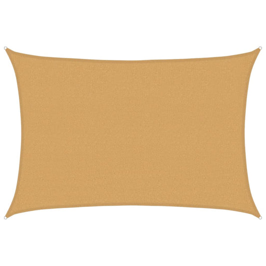vidaXL Πανί Σκίασης Ορθογώνιο Άμμου 2,5x4 μ. HDPE 160 γρ./μ²