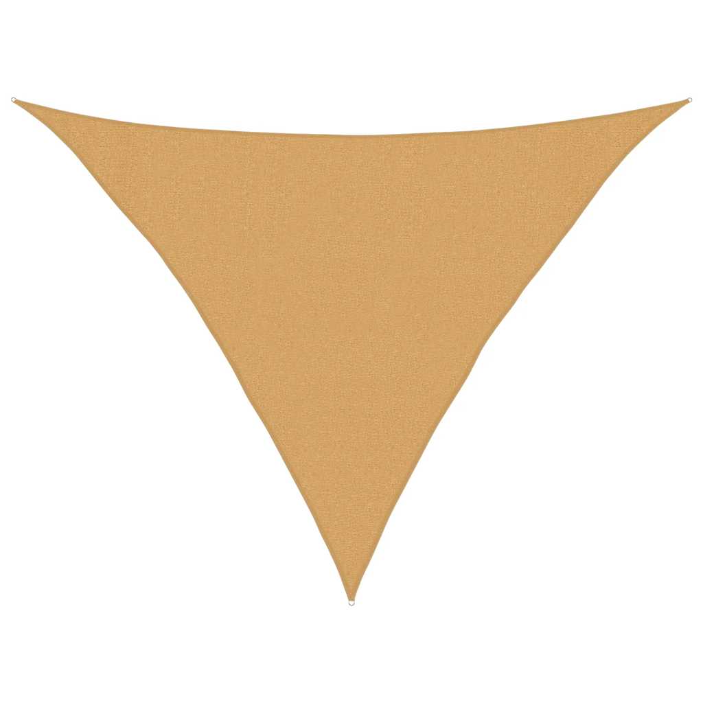 vidaXL Πανί Σκίασης 160 γρ./μ² Τριγωνικό Άμμος 3x3x4,2 μ. HDPE