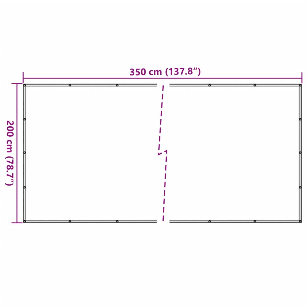 vidaXL Δίχτυ για Τρέιλερ Πράσινο 2x3,5 μ. από HDPE