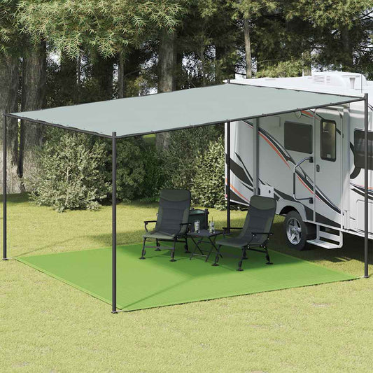 vidaXL Χαλί Σκηνής Ανοιχτό Πράσινο 400x400 εκ. HDPE