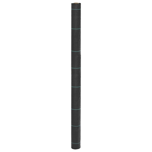 vidaXL Μεμβράνη Εδαφοκάλυψης Μαύρη 1,5x100 μ. από Πολυπροπυλένιο