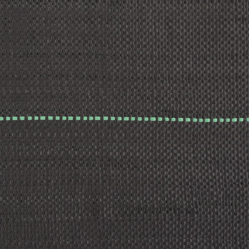 vidaXL Μεμβράνη Εδαφοκάλυψης Μαύρη 1x50 μ. από Πολυπροπυλένιο