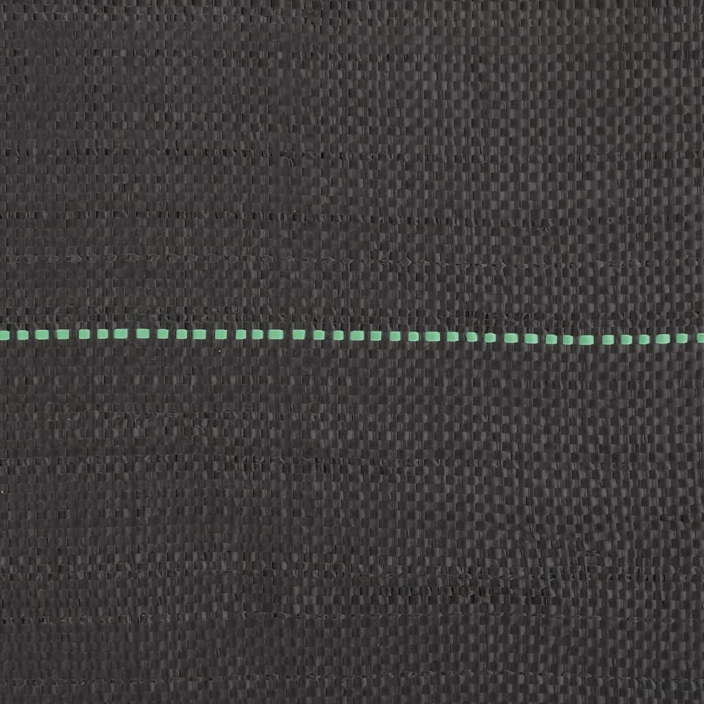 vidaXL Μεμβράνη Εδαφοκάλυψης Μαύρη 2x100 μ. από Πολυπροπυλένιο