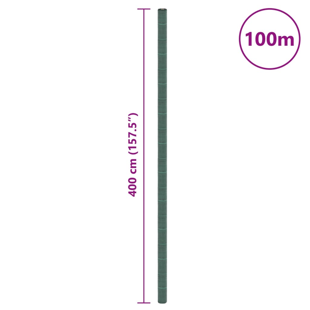 vidaXL Μεμβράνη Εδαφοκάλυψης Πράσινη 4x100 μ. από Πολυπροπυλένιο
