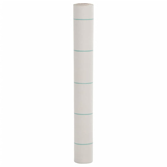 vidaXL Μεμβράνη Εδαφοκάλυψης Λευκή 1x100 μ. από Πολυπροπυλένιο