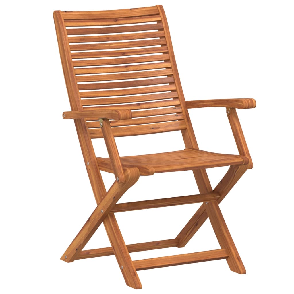 vidaXL Καρέκλες Κήπου Πτυσσόμενες 4 τεμ. 57x66x95 εκ. Μασίφ Ακακία