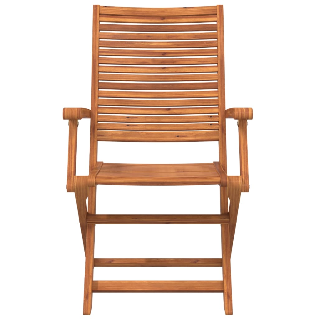 vidaXL Καρέκλες Κήπου Πτυσσόμενες 4 τεμ. 57x66x95 εκ. Μασίφ Ακακία