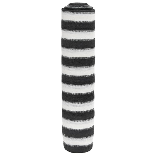 vidaXL Δίχτυ Σκίασης Ανθρακί/Λευκό 1,5x10 μ. από HDPE 150 γρ./μ²