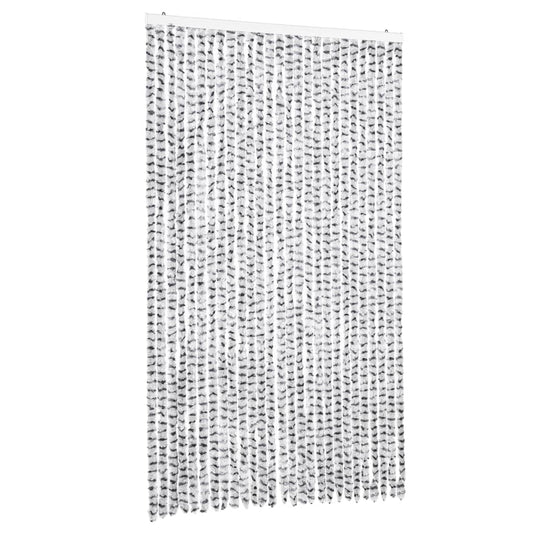 vidaXL Σήτα Εντόμων Ανοιχτό Γκρι / Σκούρο Γκρι 118x220 εκ. από Σενίλ