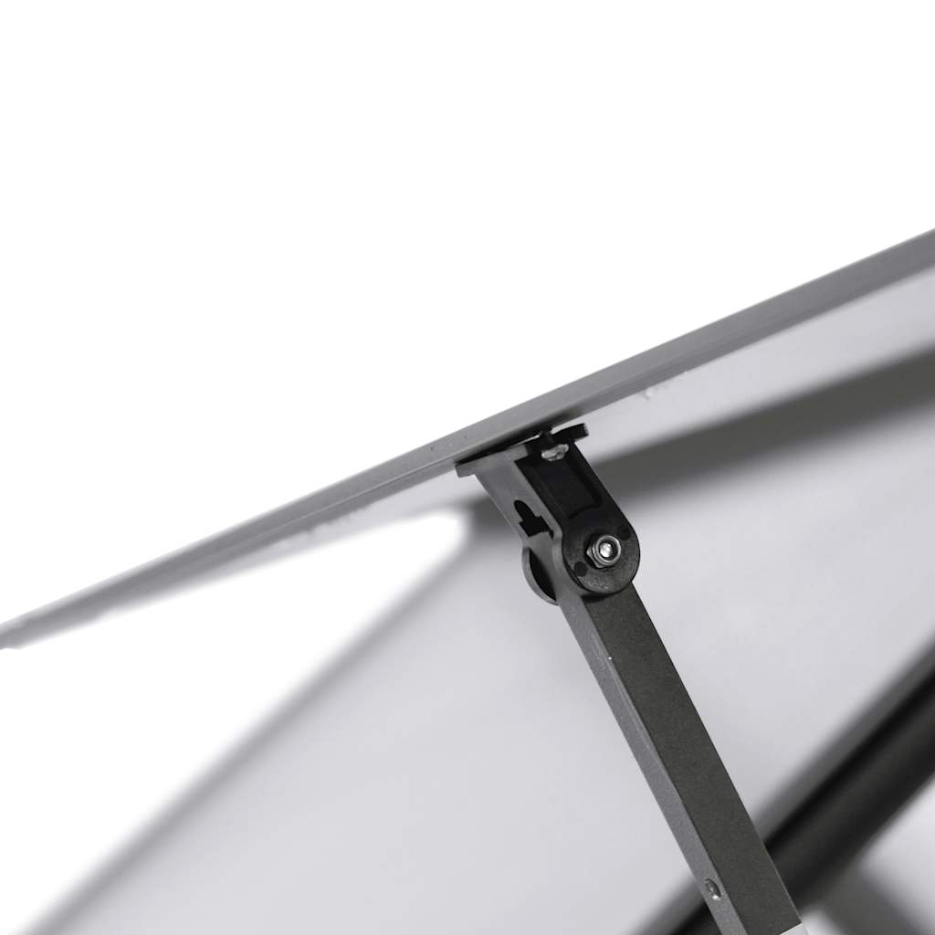 vidaXL Θερμοκήπιο με Πλαίσιο Βάσης Ανθρακί 169x114x195 εκ. Αλουμίνιο