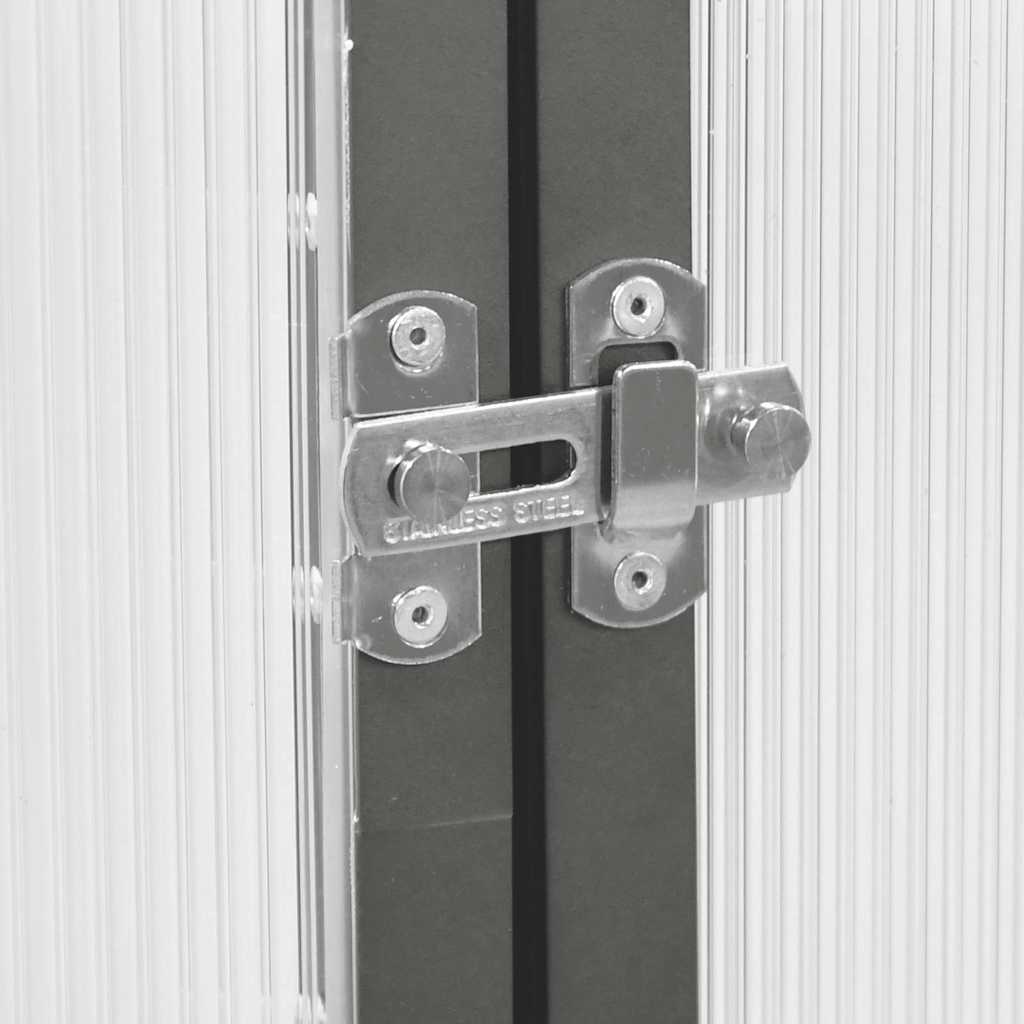 vidaXL Θερμοκήπιο με Πλαίσιο Βάσης Ανθρακί 169x169x202 εκ. Αλουμίνιο