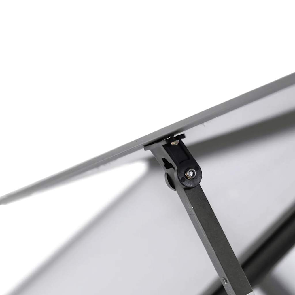 vidaXL Θερμοκήπιο με Πλαίσιο Βάσης Ανθρακί 169x169x202 εκ. Αλουμίνιο