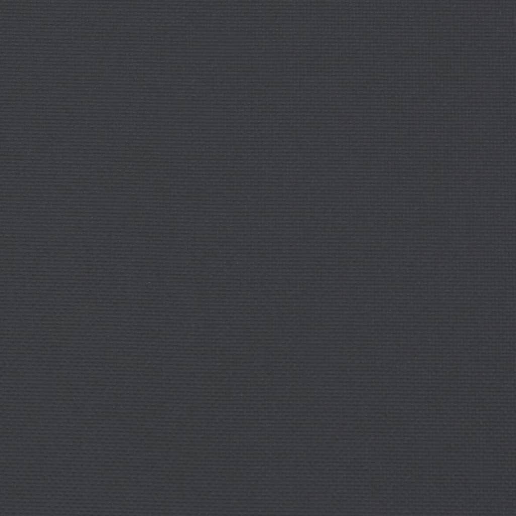 vidaXL Μαξιλάρια Παλέτας 7 τεμ. Μαύρα Υφασμάτινα