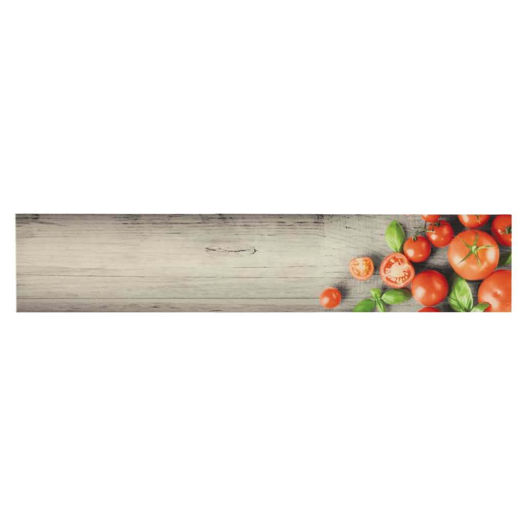 vidaXL Χαλί Κουζίνας Πλενόμενο Σχέδιο Tomatoes 60 x 300 εκ. Βελούδινο