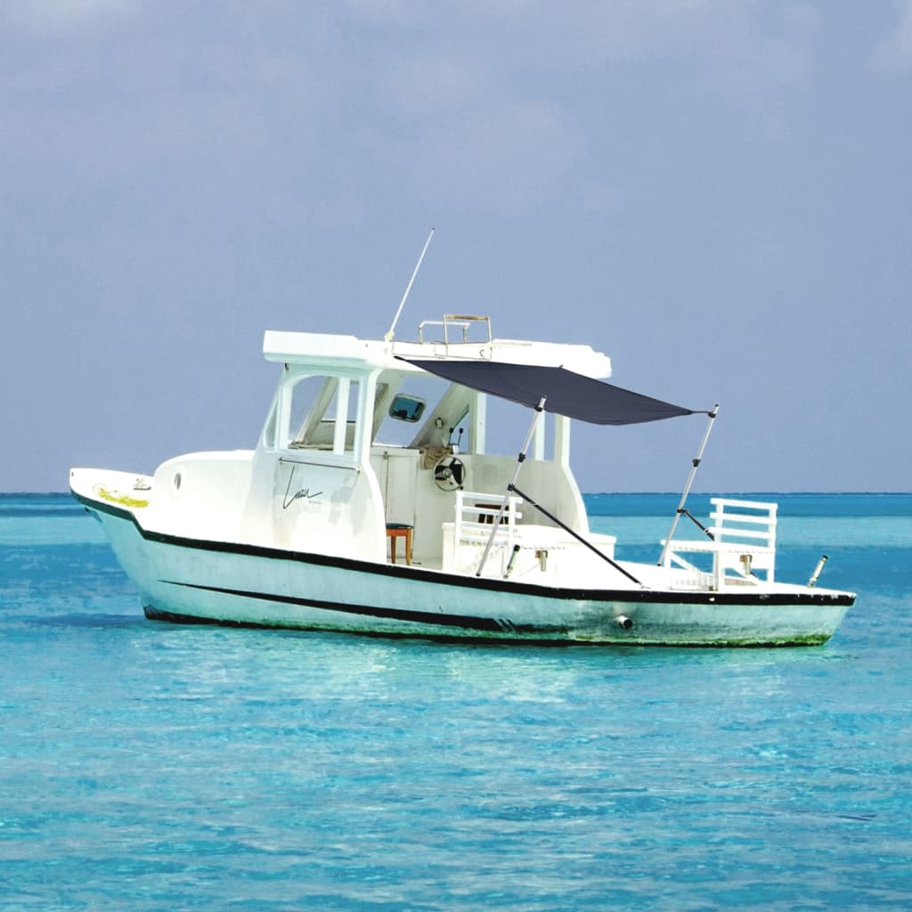 vidaXL Επέκταση Σκιάστρου Σχήμα Τ Ναυτικό Μπλε 174x205x(115-194) εκ.