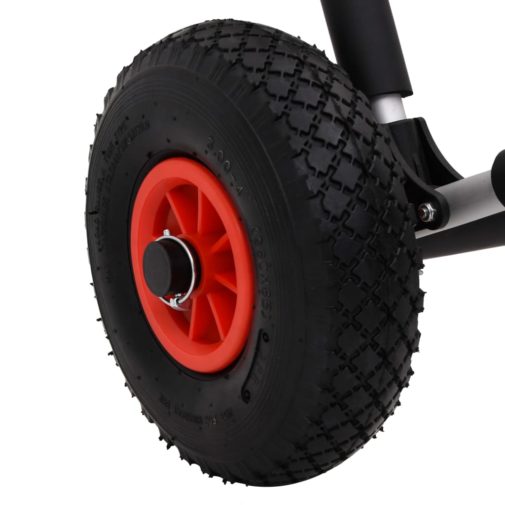 vidaXL Καροτσάκι SUP για 2 σανίδες σερφ Πτυσσόμενο 90 κ. Αλουμινίου