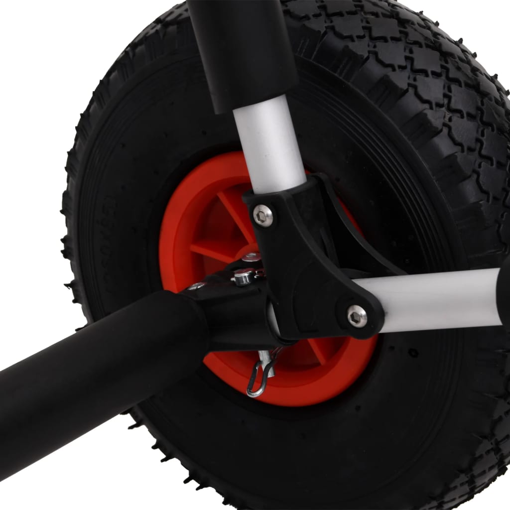 vidaXL Καροτσάκι SUP για 2 σανίδες σερφ Πτυσσόμενο 90 κ. Αλουμινίου