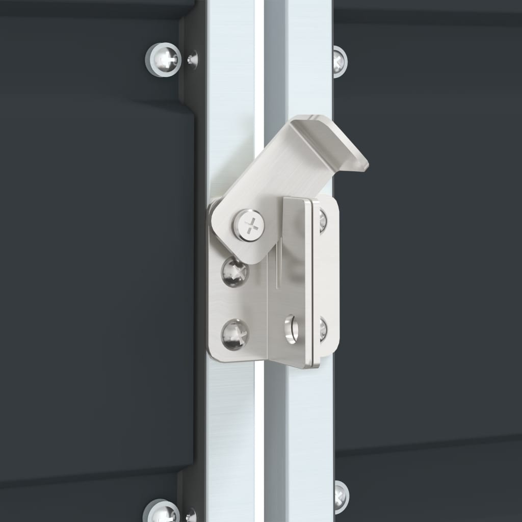 vidaXL Πλαίσιο Κάδου Απορριμμάτων 1 Κάδος Ανθρακί 72x81x115 εκ. Ατσάλι