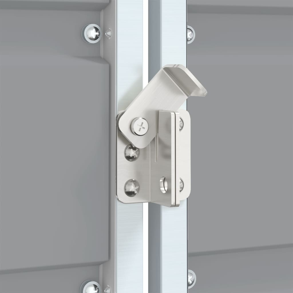 vidaXL Πλαίσιο Κάδων Απορριμμάτων Διπλό Κάδοι 144x81x113 εκ. Ατσάλι