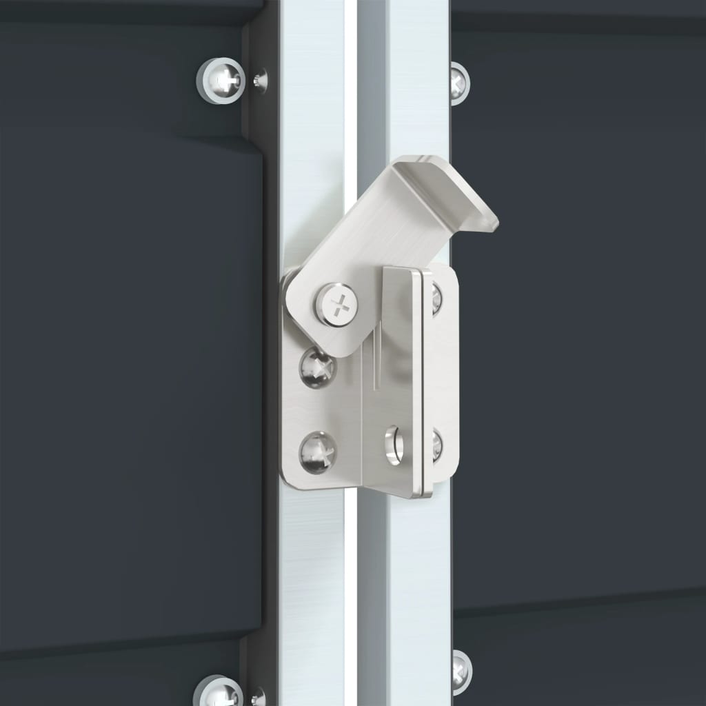 vidaXL Πλαίσιο Κάδων Απορριμμάτων Τριπλό Κάδοι 216x81x115 εκ. Ατσάλι