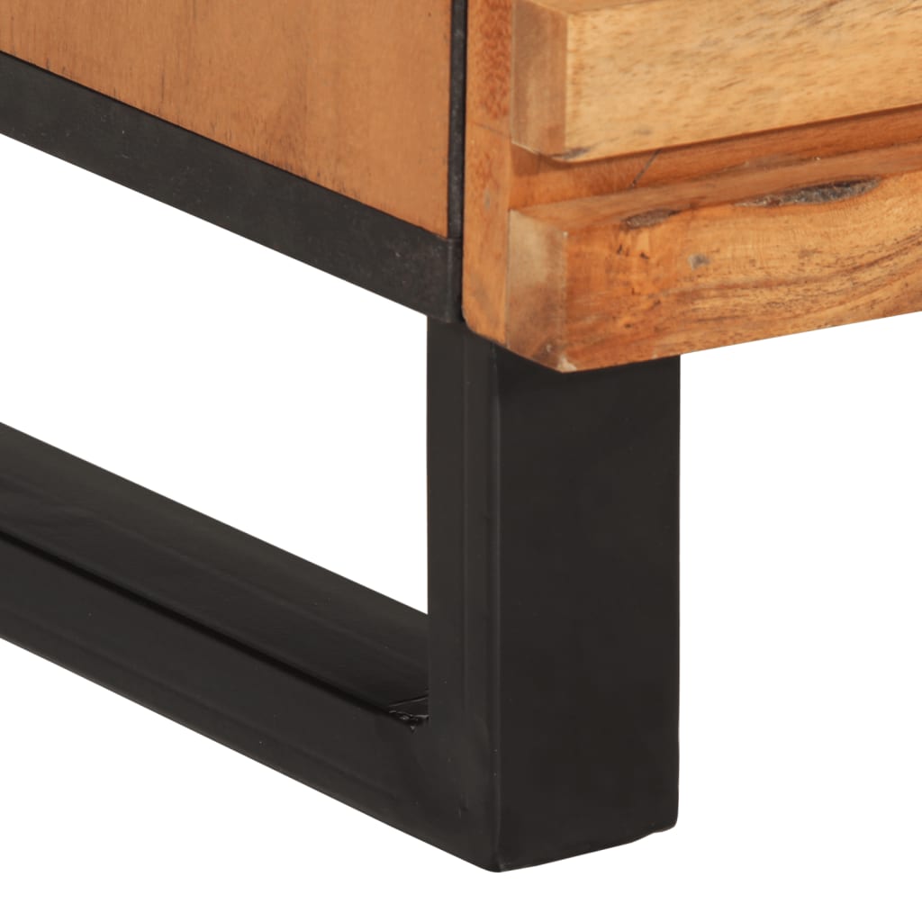 vidaXL Ντουλάπια 2 τεμ. 60 x 34 x 75 εκ. από Μασίφ Ξύλο Ακακίας